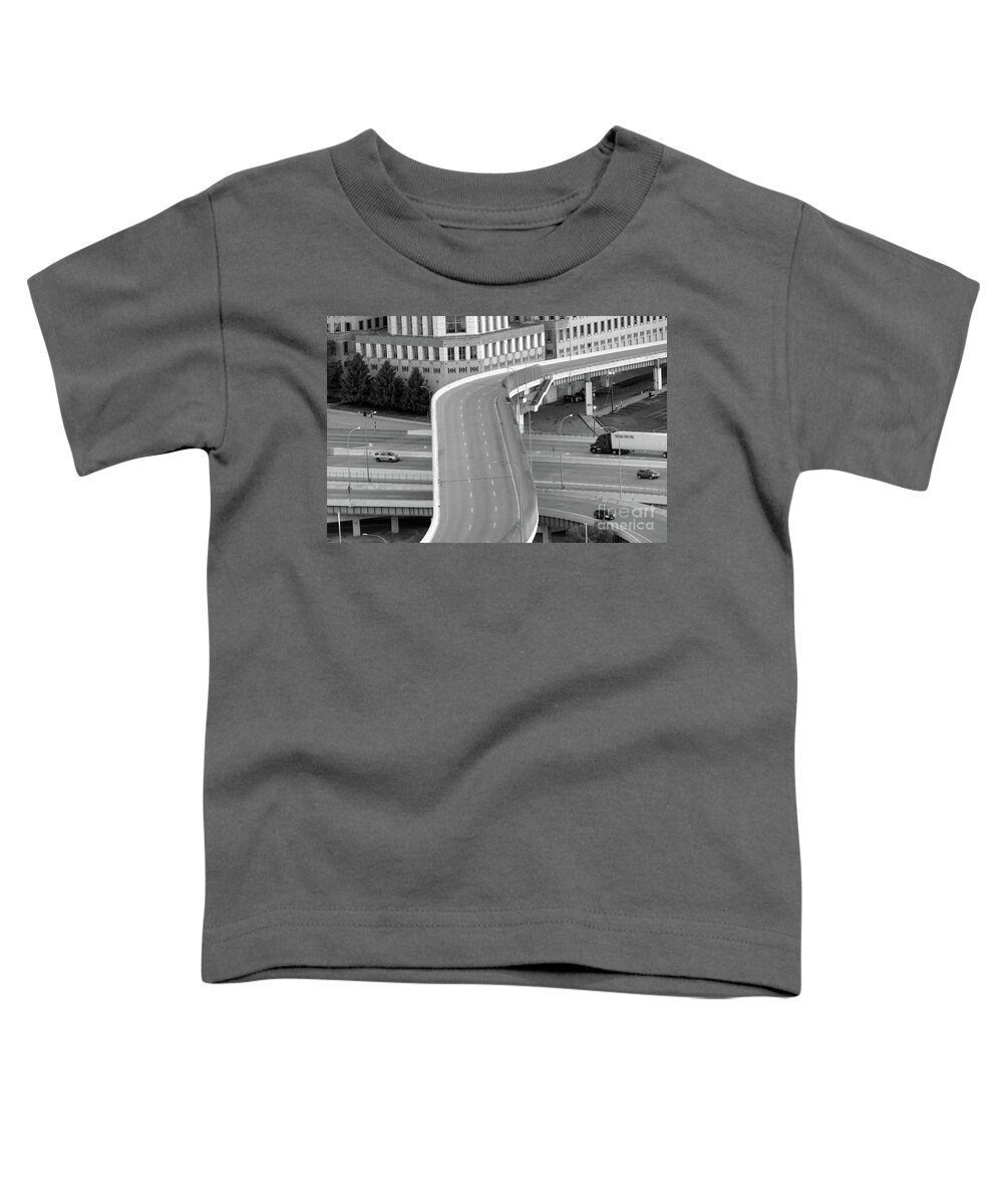 Highway Toddler T-Shirt featuring the photograph Overpass by Bentley Davis
