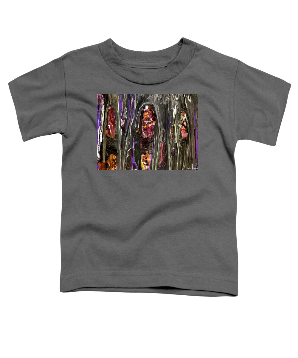  Toddler T-Shirt featuring the painting Overwhelming Ennui by Rein Nomm