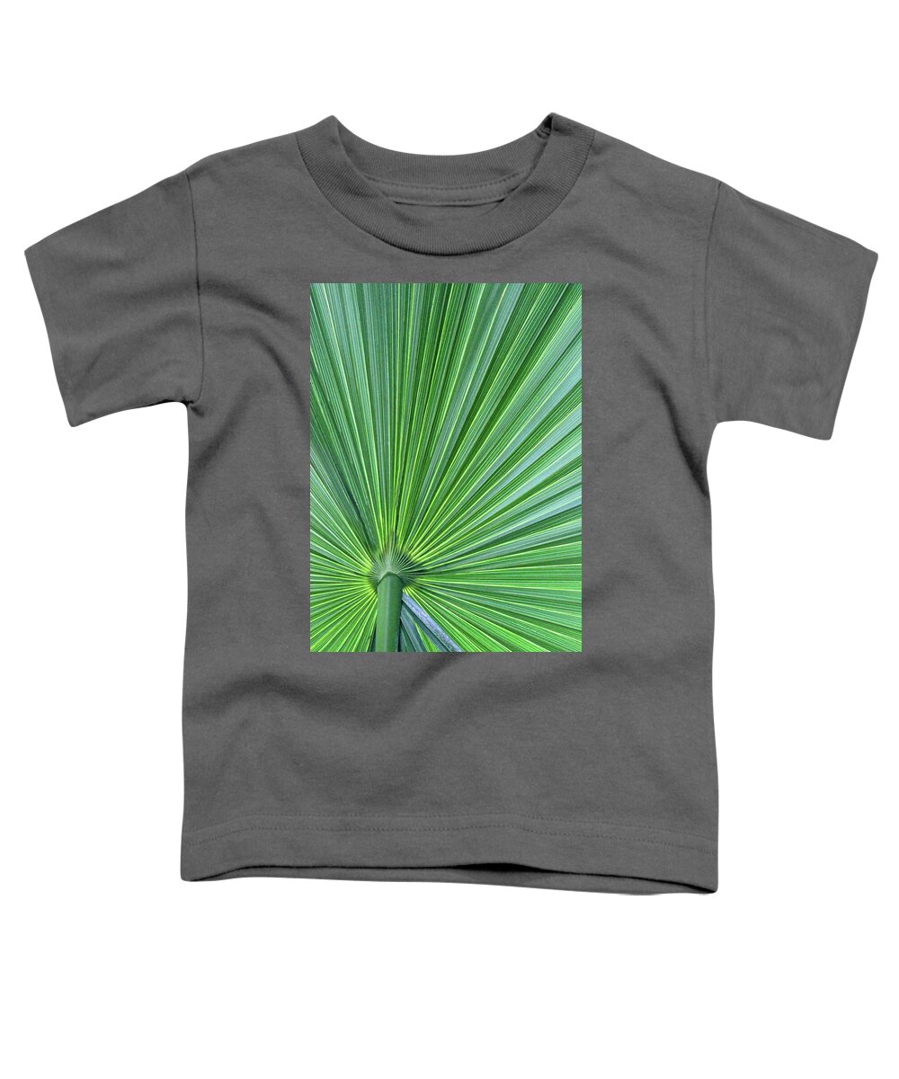 Green Toddler T-Shirt featuring the photograph Palm by Carolyn Stagger Cokley