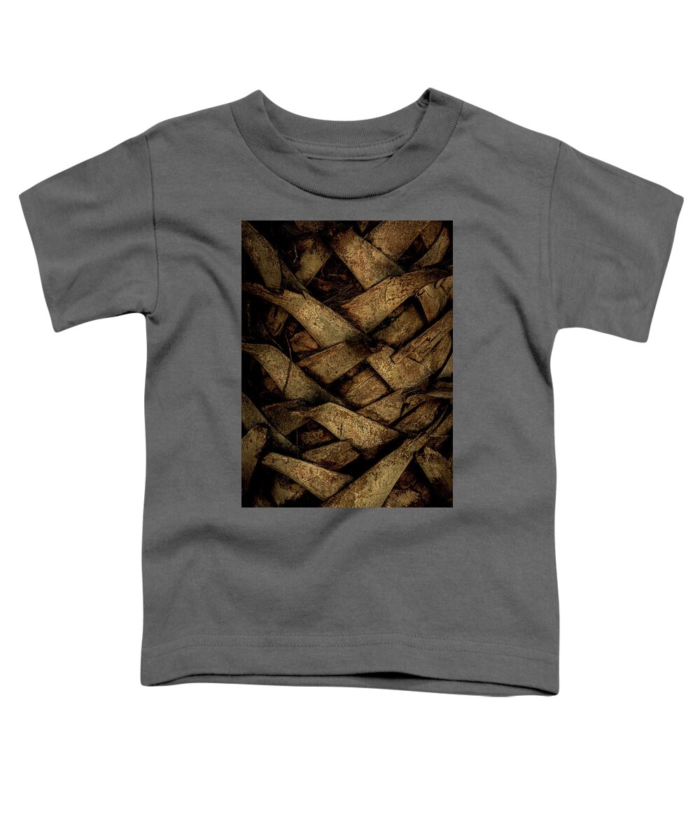 Palmpatterns Toddler T-Shirt featuring the photograph Palm Patterns by Vicky Edgerly