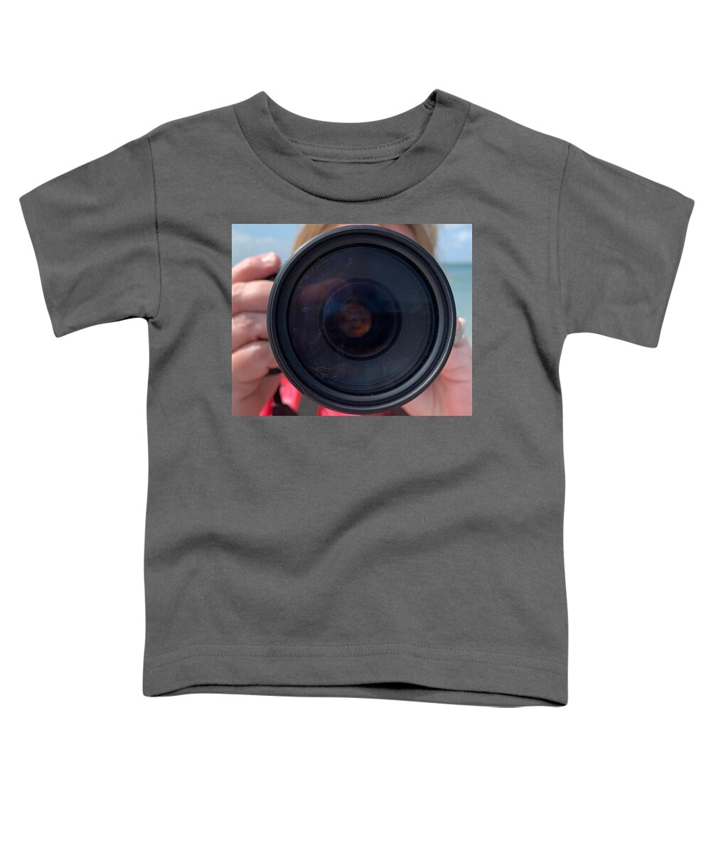 Camera Toddler T-Shirt featuring the photograph Paparazzi by Lee Darnell
