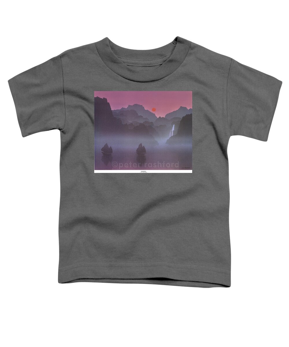 Seascape Toddler T-Shirt featuring the painting Passageway by Peter Rashford