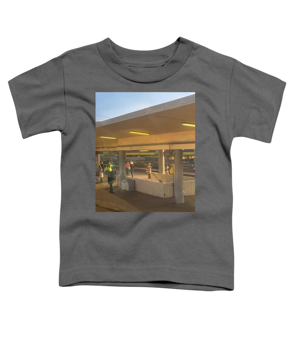 Train Toddler T-Shirt featuring the photograph Passing Through the Lives of Others by Mary Lee Dereske