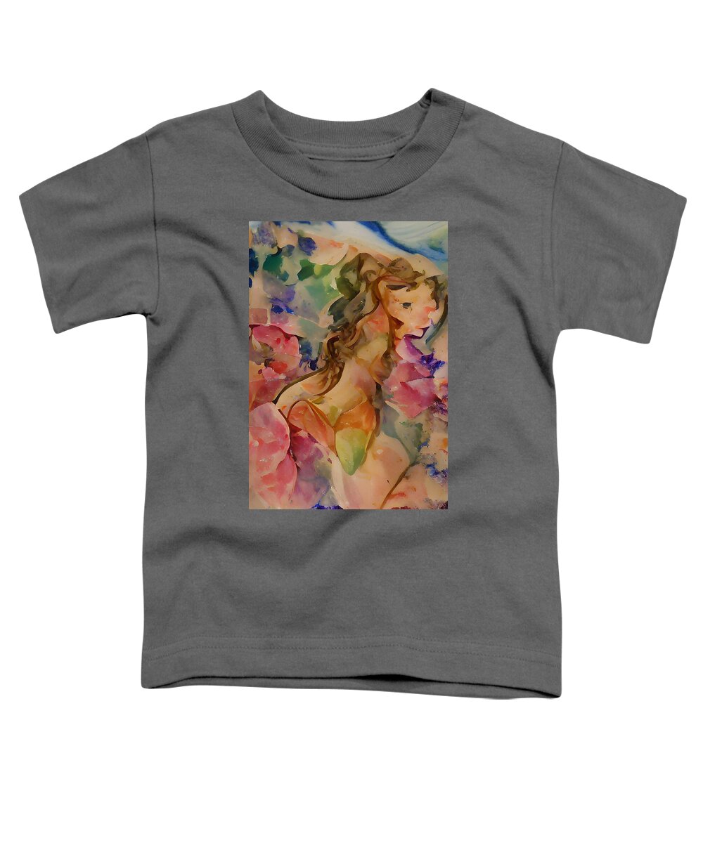  Toddler T-Shirt featuring the digital art Pastelle by Rod Turner