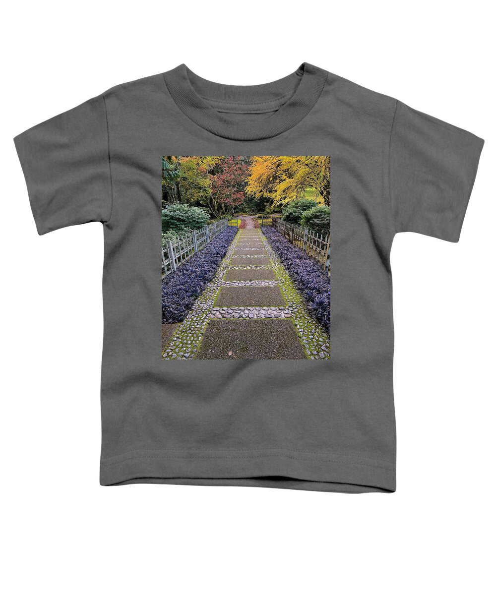 Path Toddler T-Shirt featuring the photograph Path to Serenity by Jerry Abbott