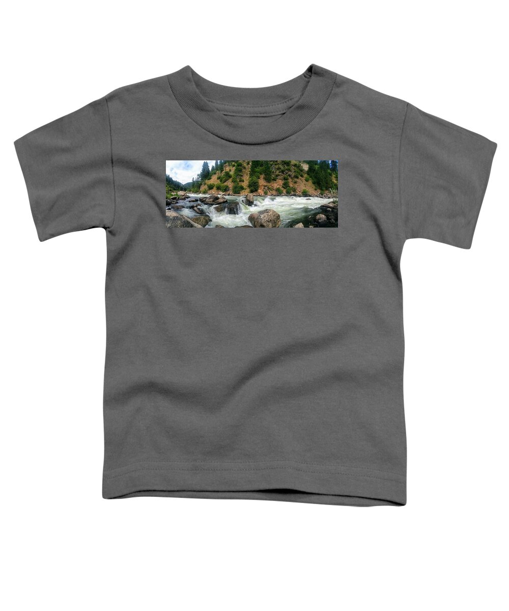 River Toddler T-Shirt featuring the photograph Payette River by Amanda R Wright
