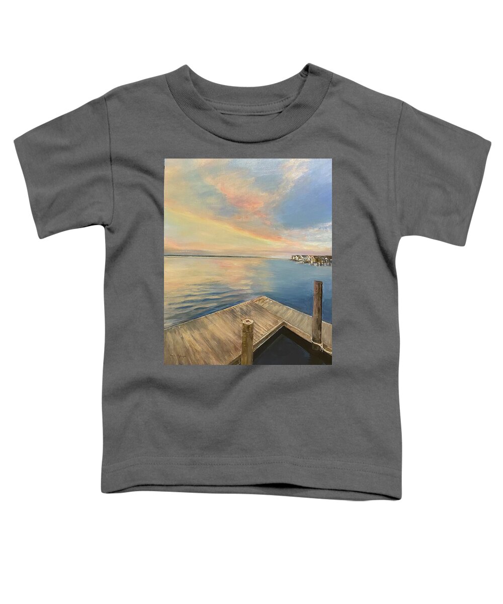 Painting Toddler T-Shirt featuring the painting Perfect Point of View by Paula Pagliughi
