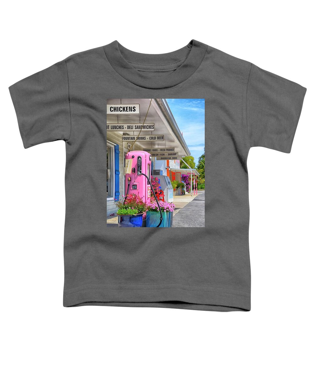 Boca Grande Toddler T-Shirt featuring the photograph Pink by Alison Belsan Horton