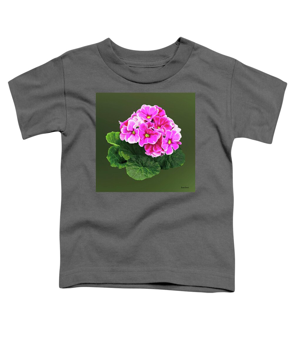 Geranium Toddler T-Shirt featuring the photograph Pink Geranium Cluster by Susan Savad