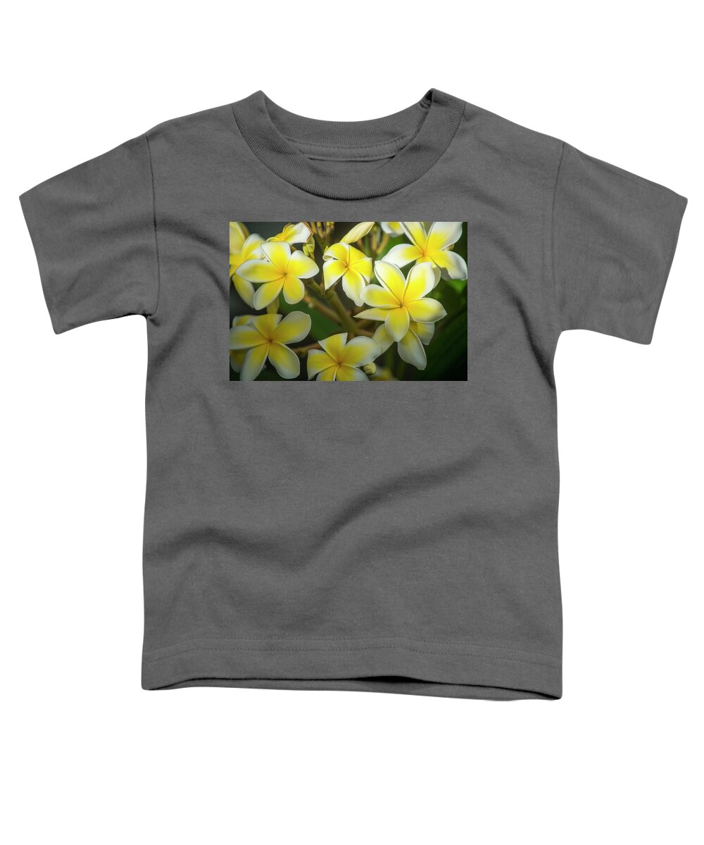 Hawaii Toddler T-Shirt featuring the photograph Plumeria Flower by Bill Cubitt