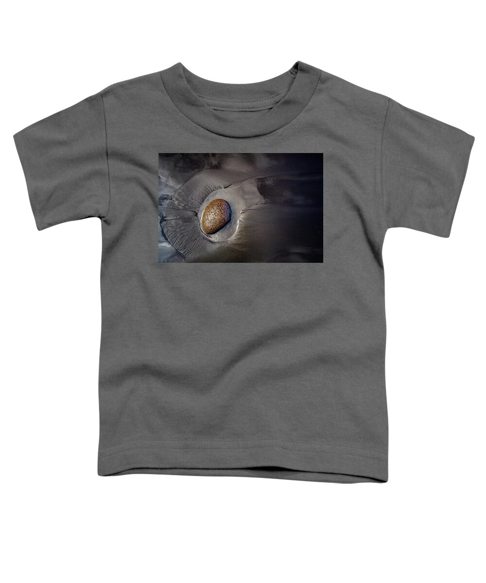 Stone Toddler T-Shirt featuring the photograph Pololu Valley Stone by Christopher Johnson