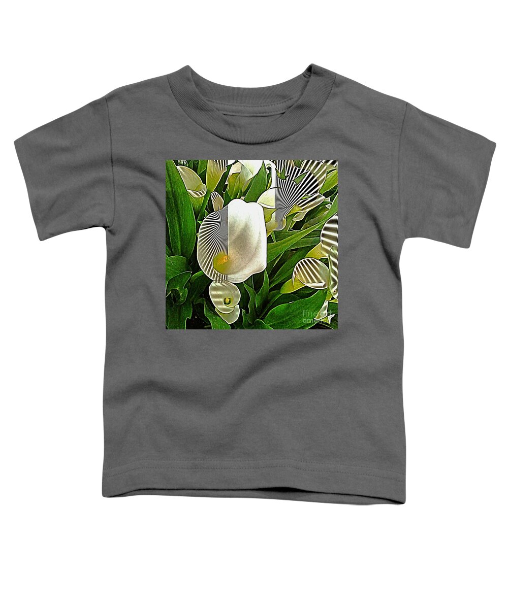 Calla Lily Toddler T-Shirt featuring the photograph Pop Art Calla by Sea Change Vibes