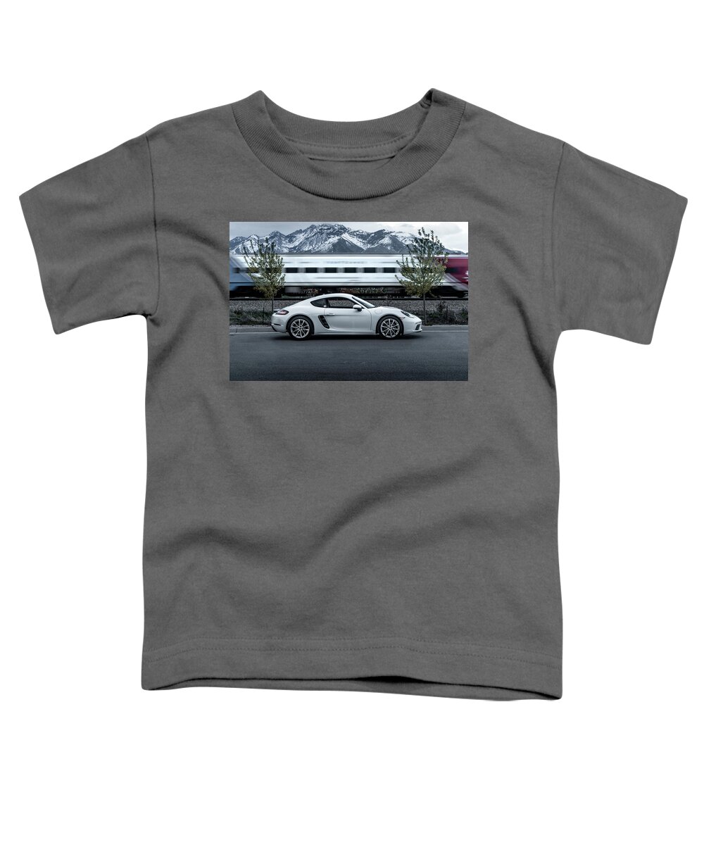 Porsche Toddler T-Shirt featuring the photograph Private Transportation by David Whitaker Visuals