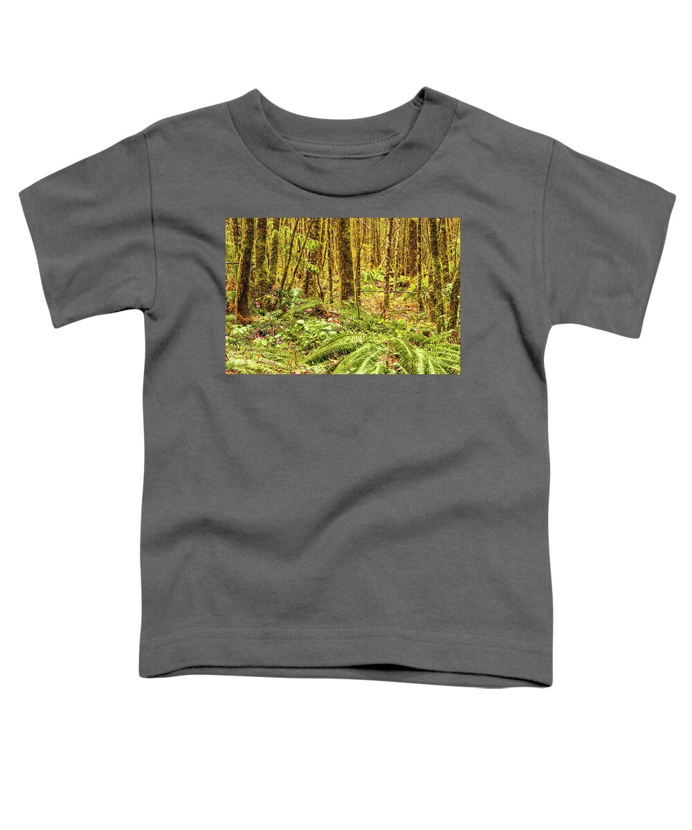Landscapes Toddler T-Shirt featuring the photograph Rain Forest 1 by Claude Dalley