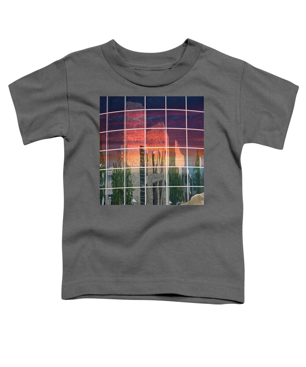 Reflection Toddler T-Shirt featuring the photograph Rainbow Reflection by Sylvia Goldkranz