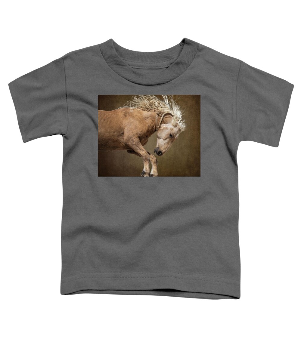 Wild Horses Toddler T-Shirt featuring the photograph Raw Power by Mary Hone