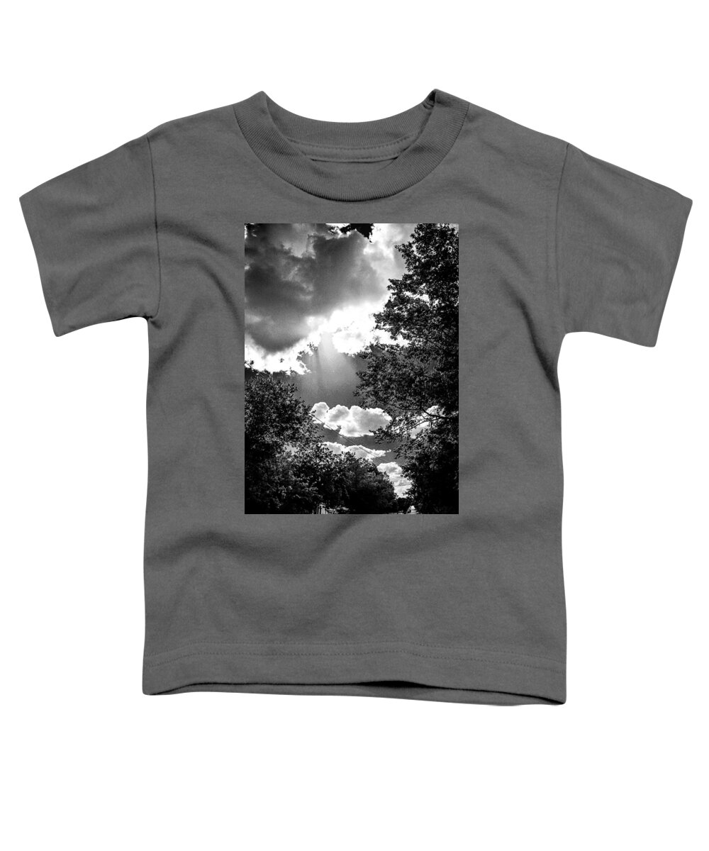 Sunshine Toddler T-Shirt featuring the photograph Rays of Hope by W Craig Photography