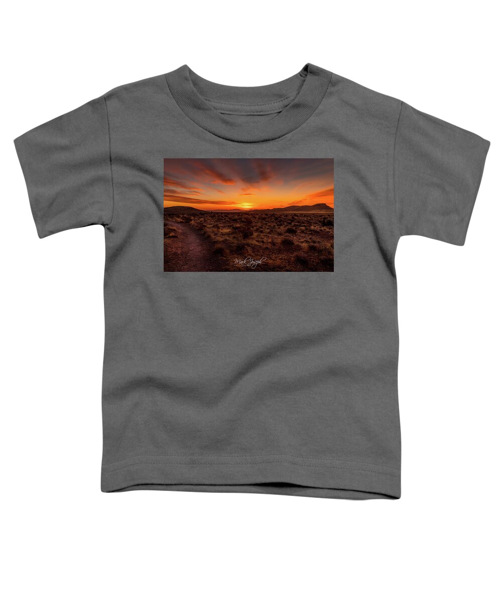 Sunrise Toddler T-Shirt featuring the photograph Red Rocks Canyon Sunrise by Mark Joseph