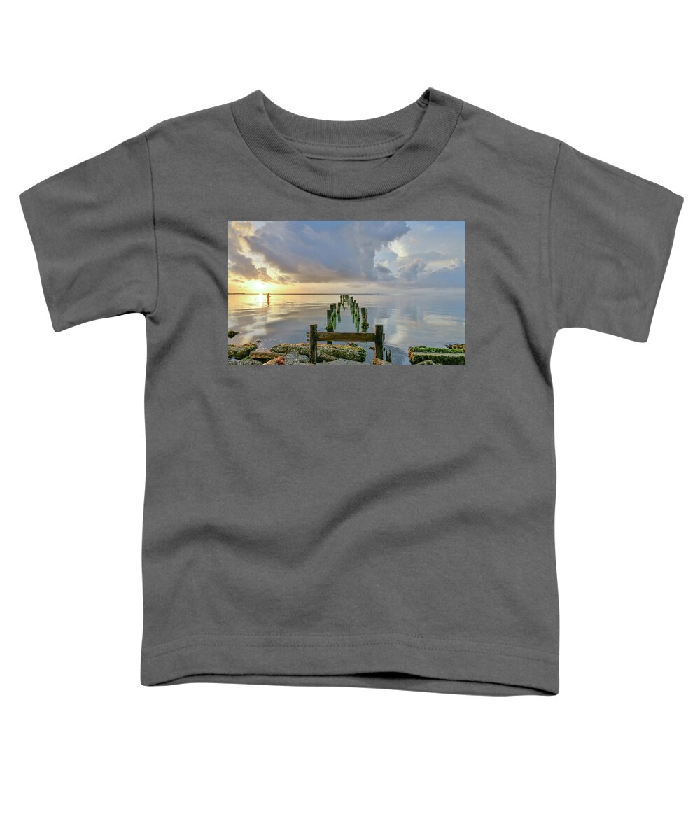Fish Toddler T-Shirt featuring the photograph Reflection Time by Christopher Rice