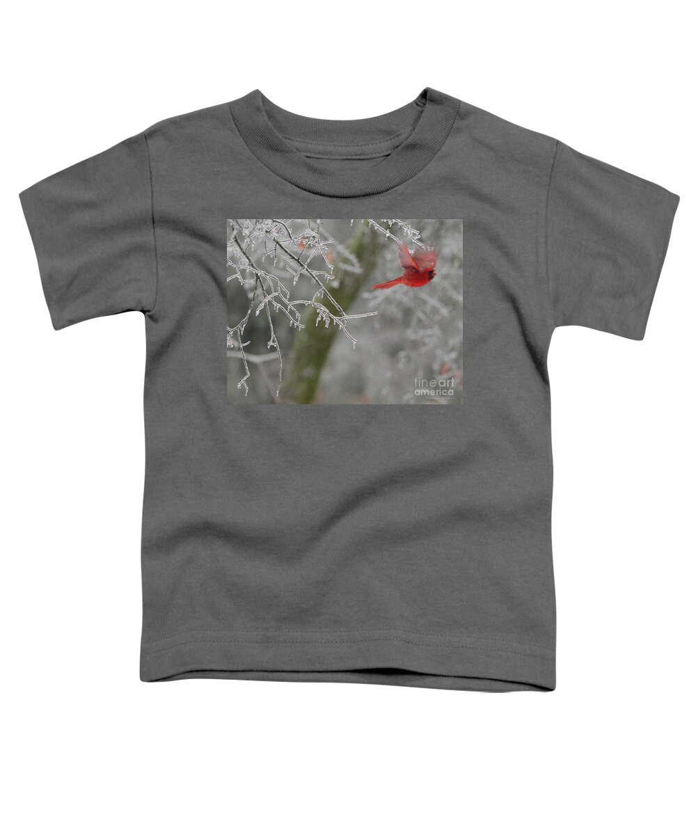 Bird Toddler T-Shirt featuring the digital art Released To Soar by Constance Woods