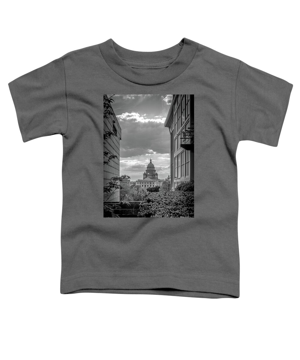 Providence Toddler T-Shirt featuring the photograph Rhode Island Capitol Building Providence by Edward Fielding