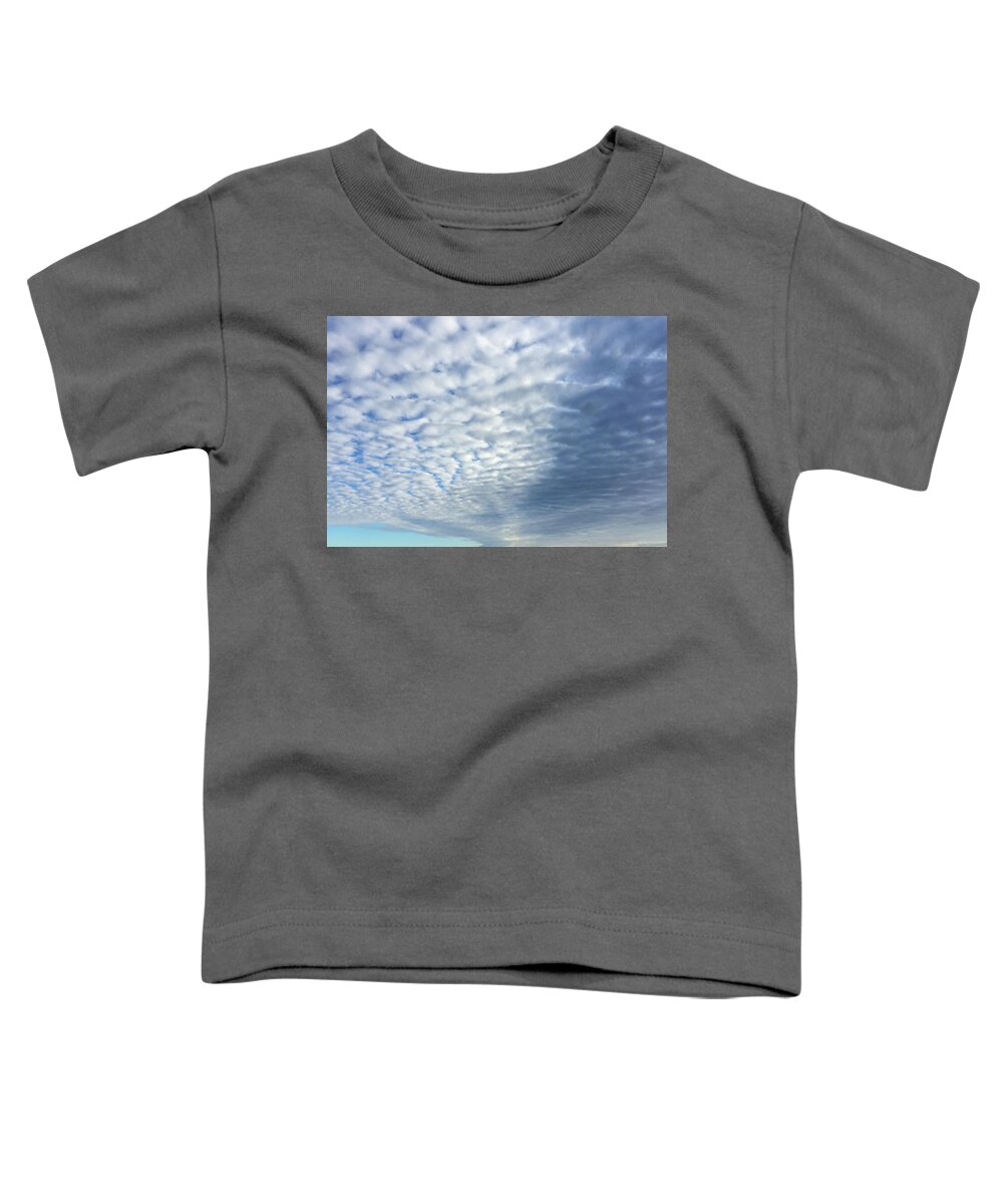 Jennifer Kane Webb Toddler T-Shirt featuring the photograph Rippled Sky by Jennifer Kane Webb
