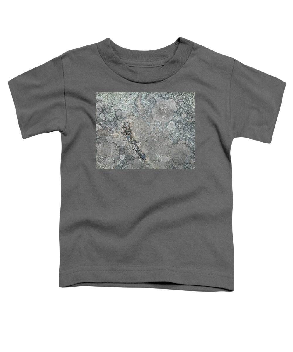 Lichen Toddler T-Shirt featuring the photograph Rock Lichen by Theresa Tahara