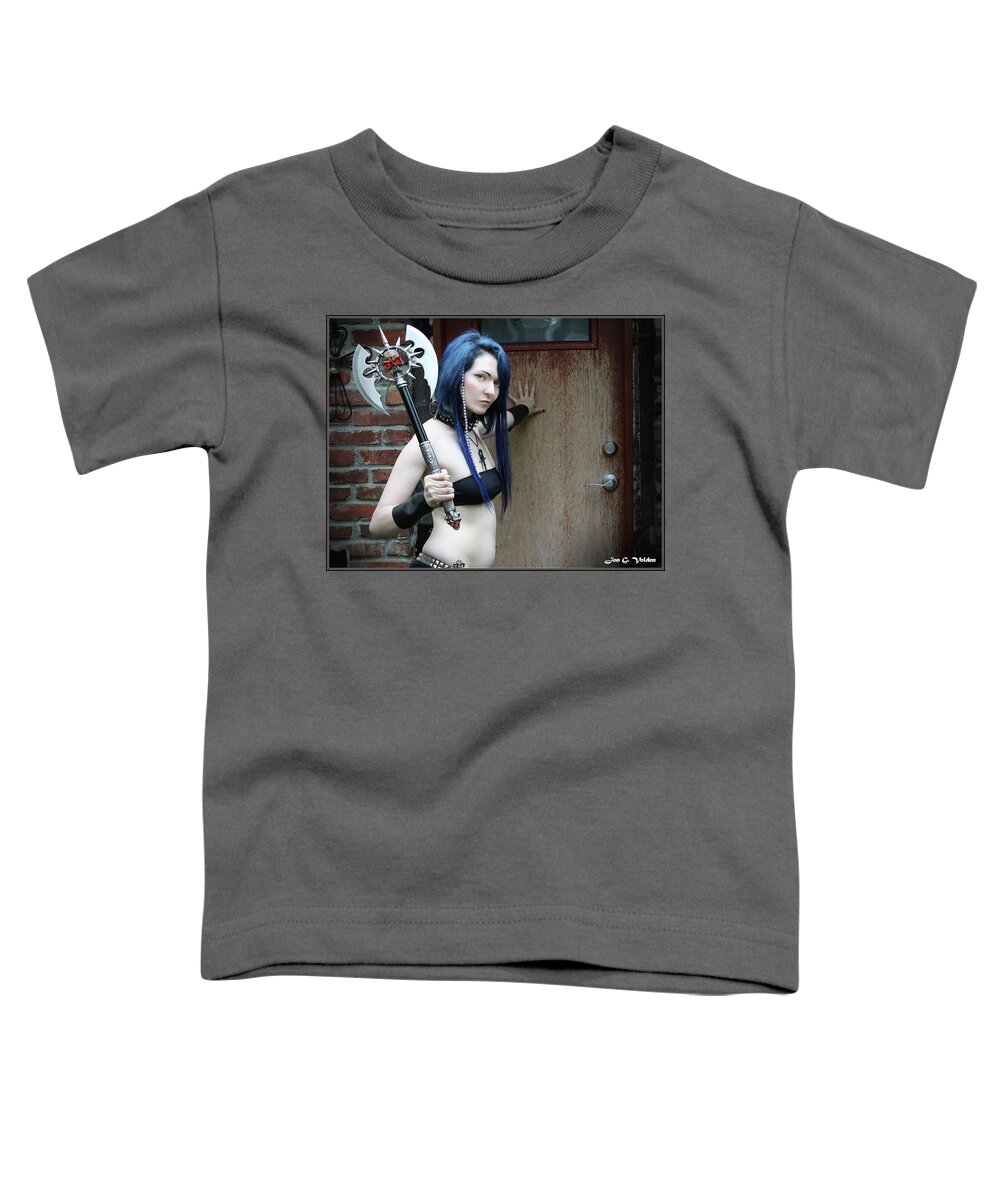 Fantasy Toddler T-Shirt featuring the photograph Rogue with Crude Lockpick by Jon Volden