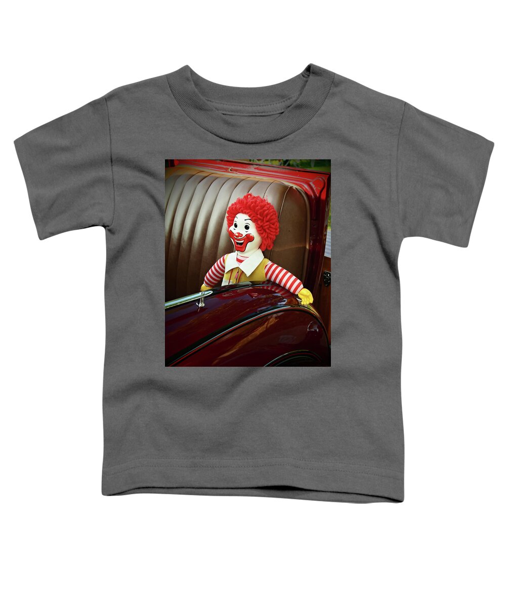 Ronald Toddler T-Shirt featuring the photograph Ronald Mcdonald doll by Scott Olsen