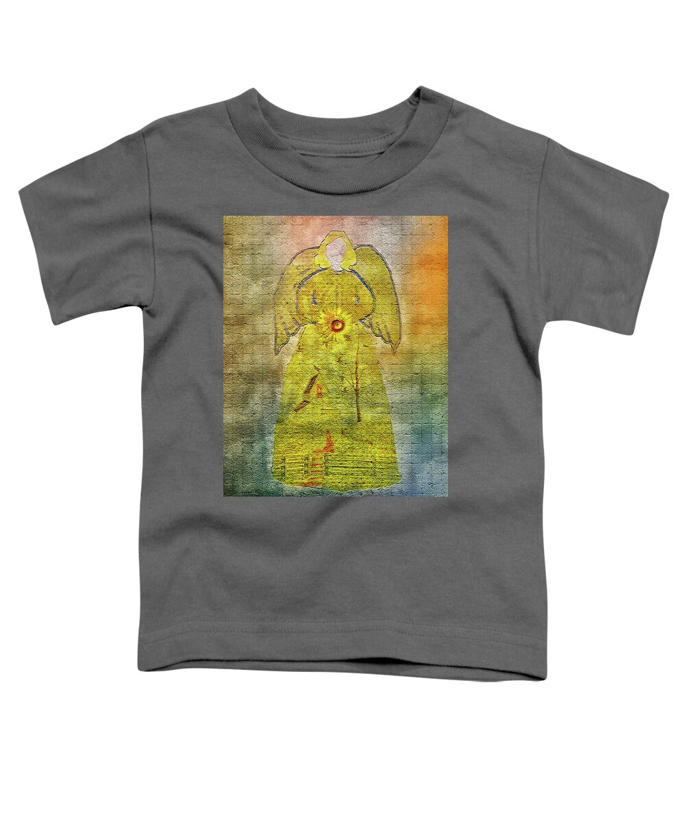 Angel Toddler T-Shirt featuring the digital art Rural Angel by Jolynn Reed