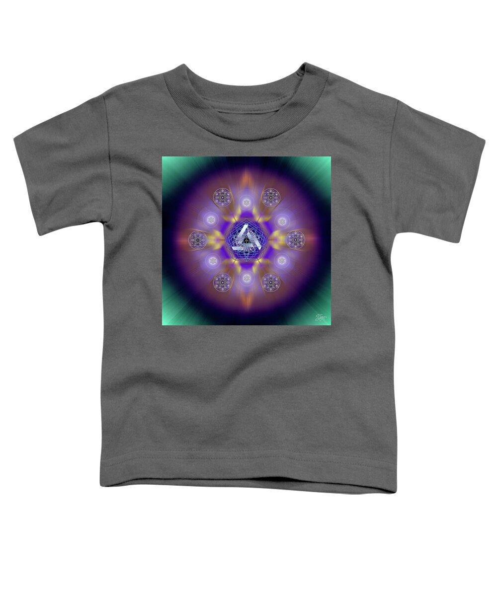 Endre Toddler T-Shirt featuring the photograph Sacred Geometry 795 by Endre Balogh