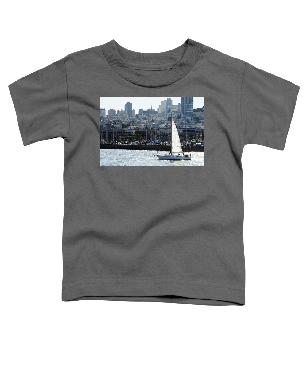 San Francisco Toddler T-Shirt featuring the photograph San Francisco. Bay. 5 by Masha Batkova