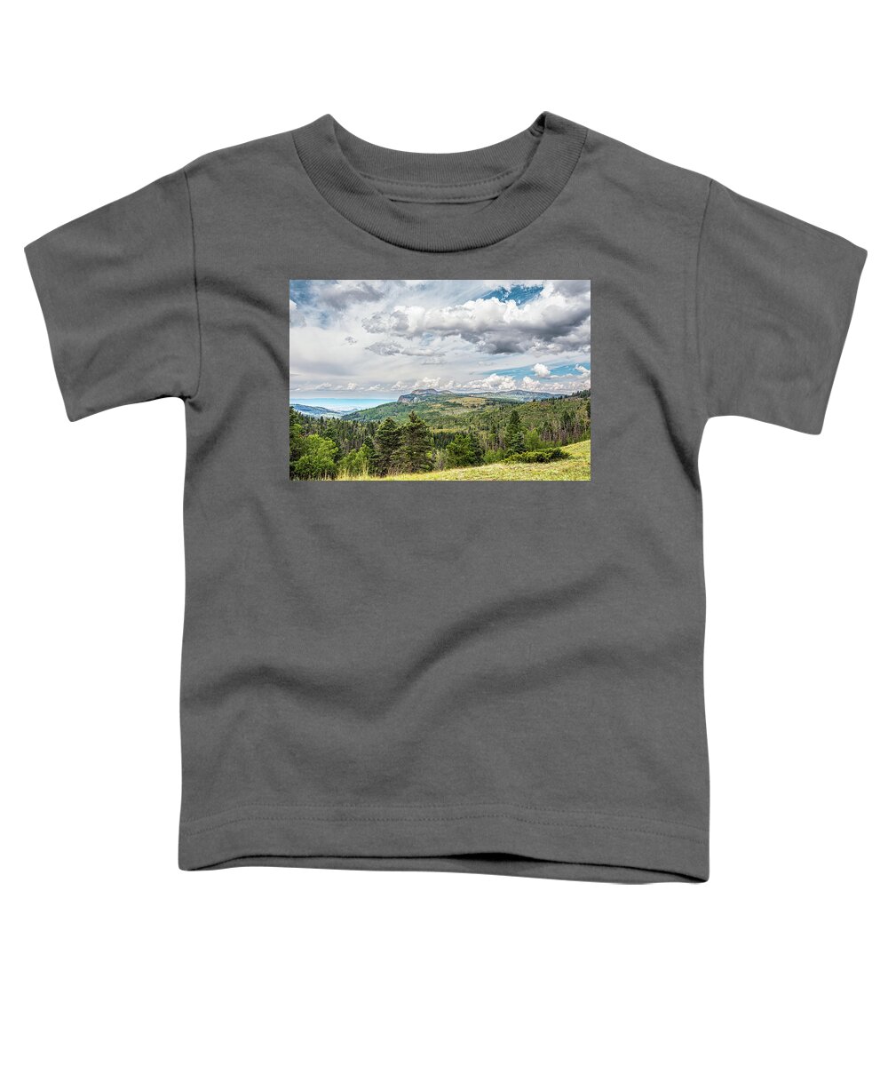 Landscape Toddler T-Shirt featuring the photograph San Juan Mountains New Mexico by Debra Martz
