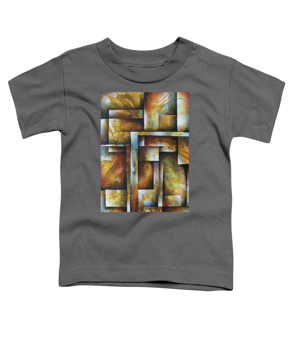 Cubism Toddler T-Shirt featuring the painting Stop by Michael Lang