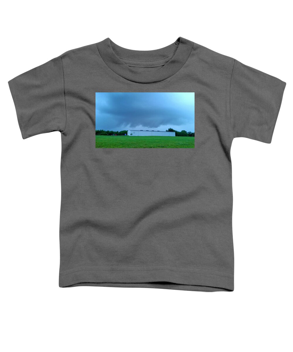 Weather Toddler T-Shirt featuring the photograph Severe Storm Base in Middle Tennessee by Ally White