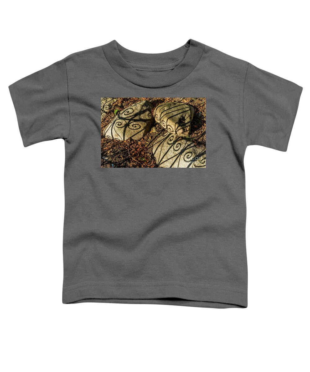 Rocks Toddler T-Shirt featuring the photograph Shadow love by Michael Wheatley
