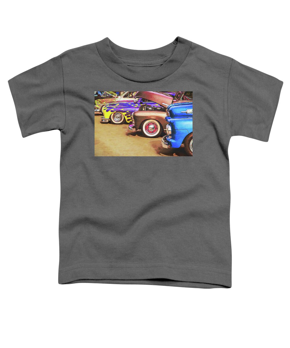 Classic Cars And Trucks Toddler T-Shirt featuring the digital art Show Me by Kevin Lane