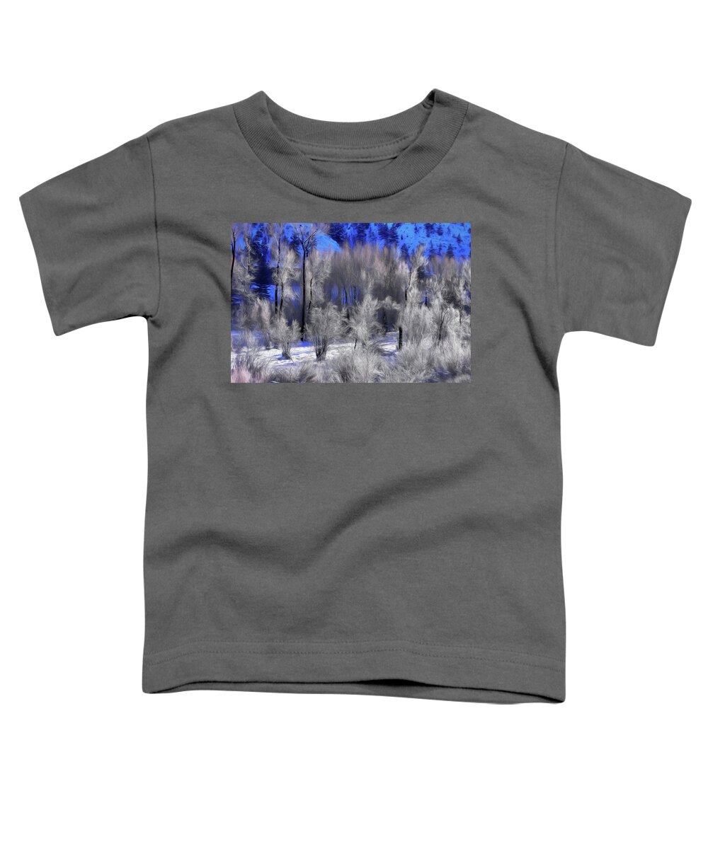 Mist Toddler T-Shirt featuring the photograph Silence Before Dawn by Wayne King