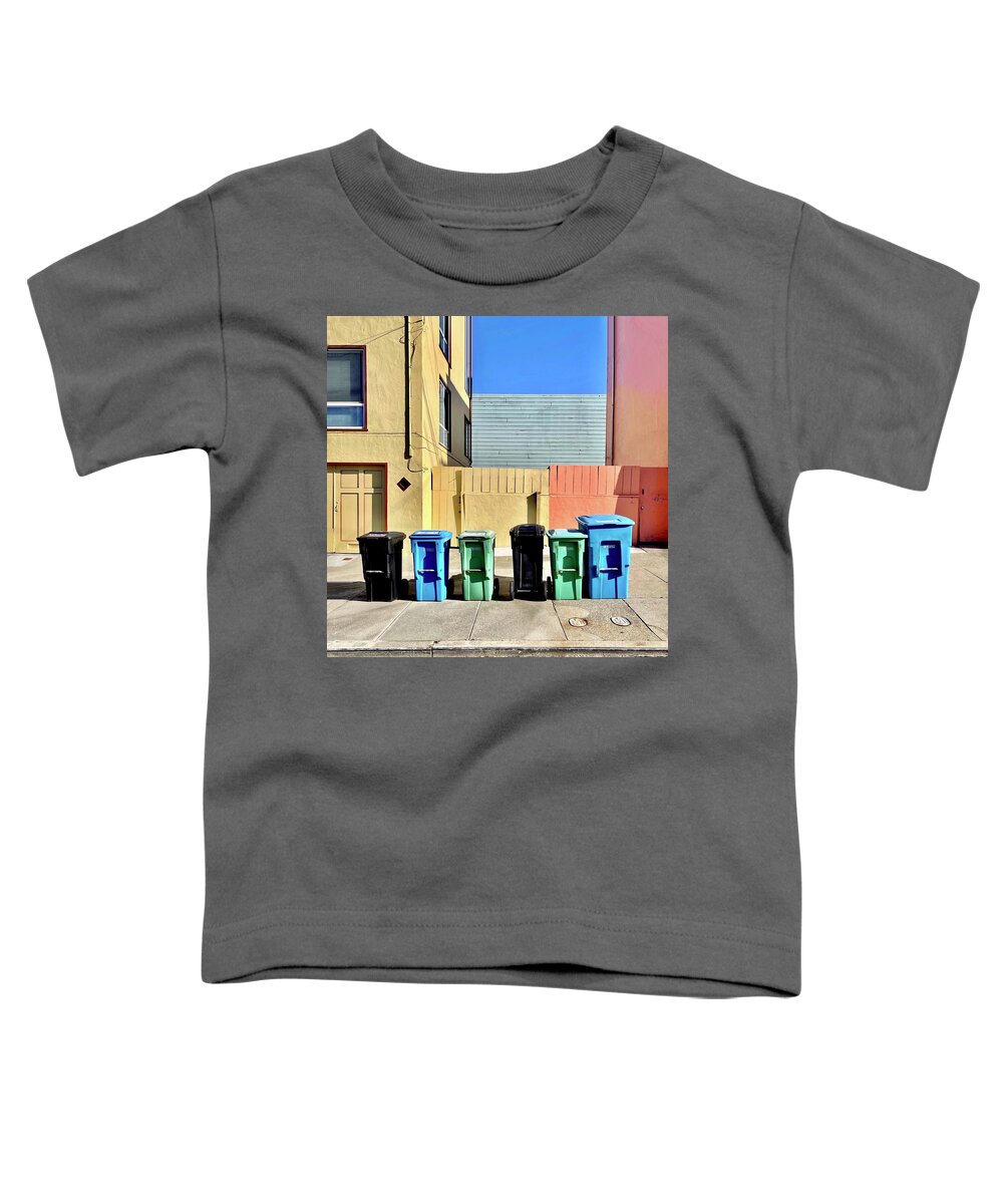  Toddler T-Shirt featuring the photograph Six Bins by Julie Gebhardt