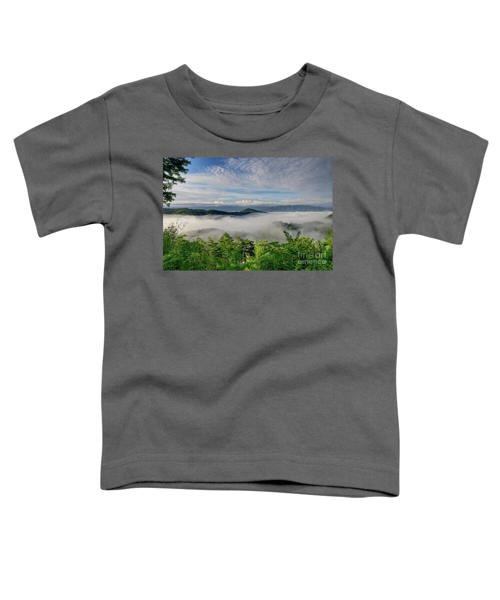 Smoky Mountains Toddler T-Shirt featuring the photograph Smoky Mountain Sunrise 6 by Phil Perkins