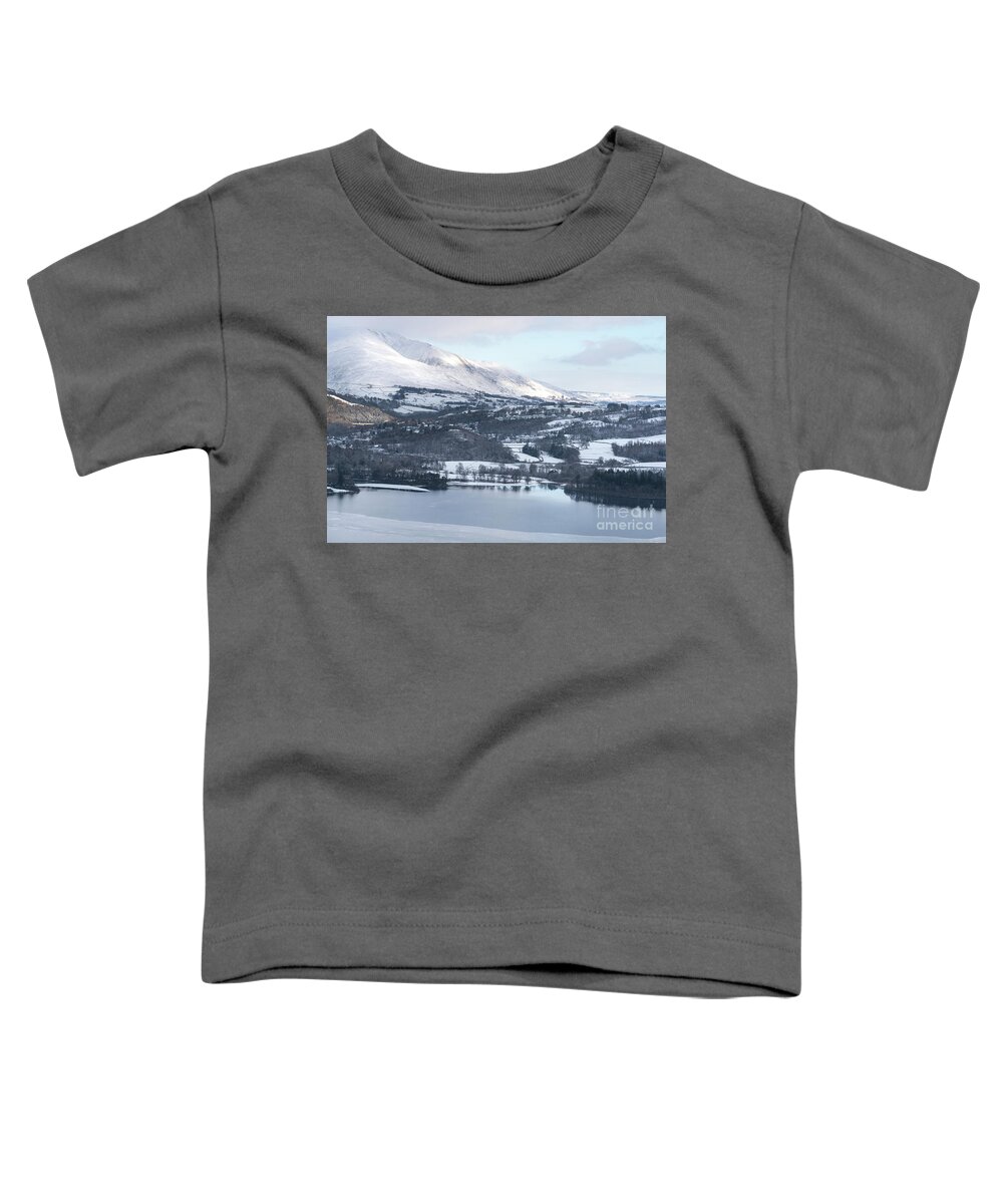 Photographer Toddler T-Shirt featuring the photograph Snow covered mountains, the Lake District by Perry Rodriguez