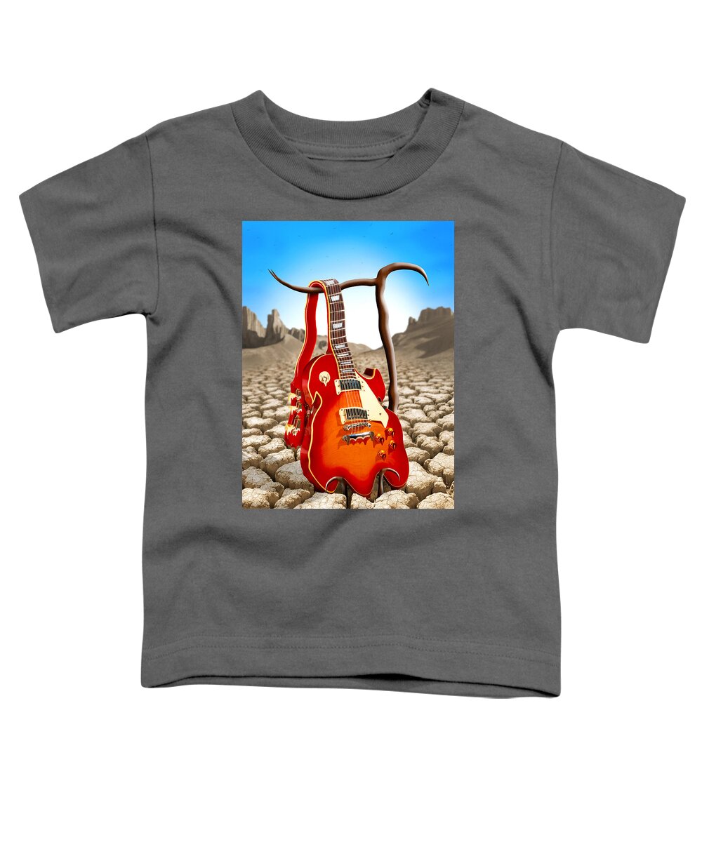 Rock And Roll Toddler T-Shirt featuring the photograph Soft Guitar by Mike McGlothlen