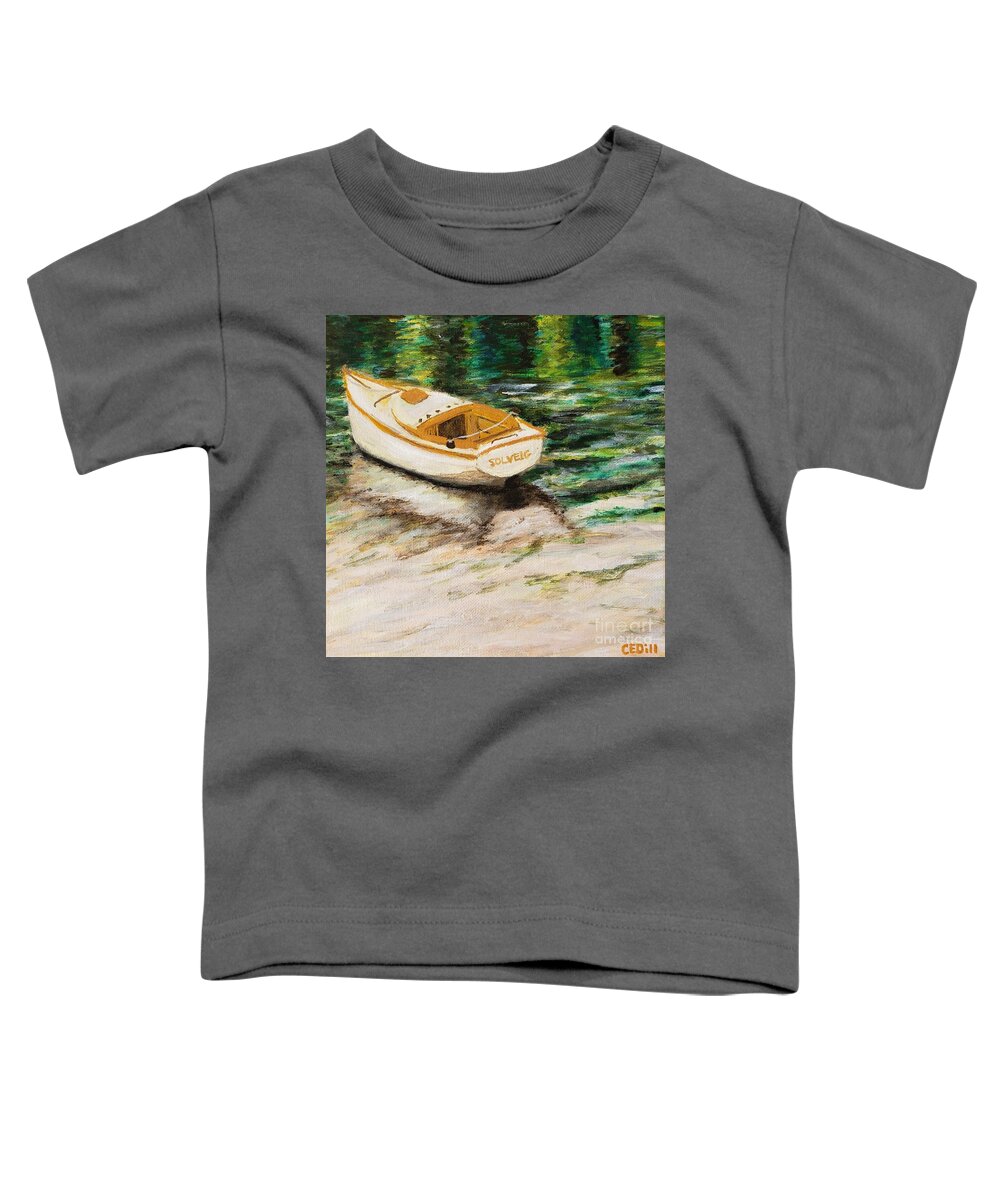 Norway Toddler T-Shirt featuring the painting Solveig Venter by C E Dill