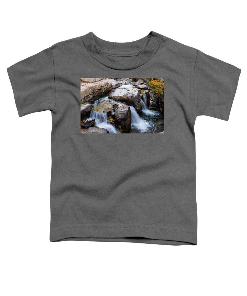 North America Toddler T-Shirt featuring the photograph Sonora Pass Waterfall by Mark Miller