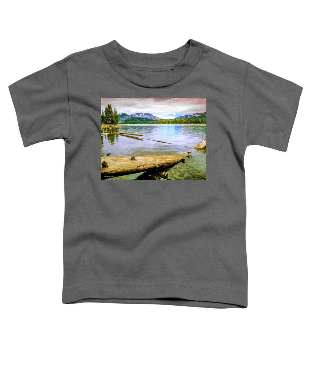 Lake Toddler T-Shirt featuring the photograph Sparks Lake Oregon by Randy Bradley