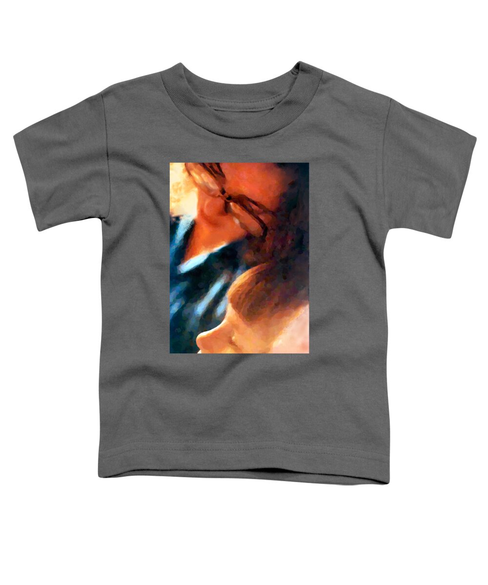 Susan Molnar Toddler T-Shirt featuring the photograph Special Moments - Watercolor by Susan Molnar