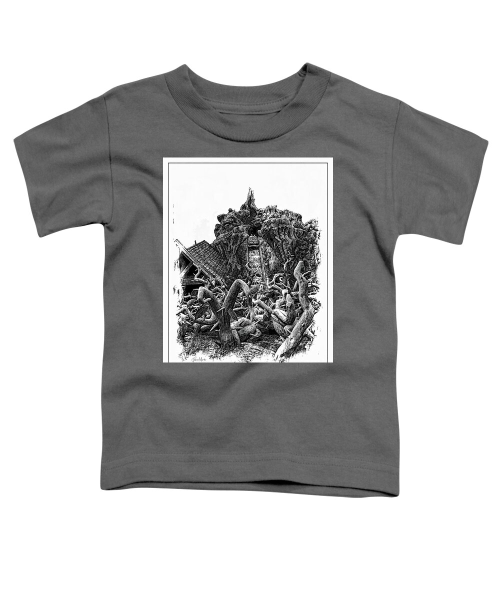 Fineartroyal Toddler T-Shirt featuring the photograph Splash Mountain by FineArtRoyal Joshua Mimbs