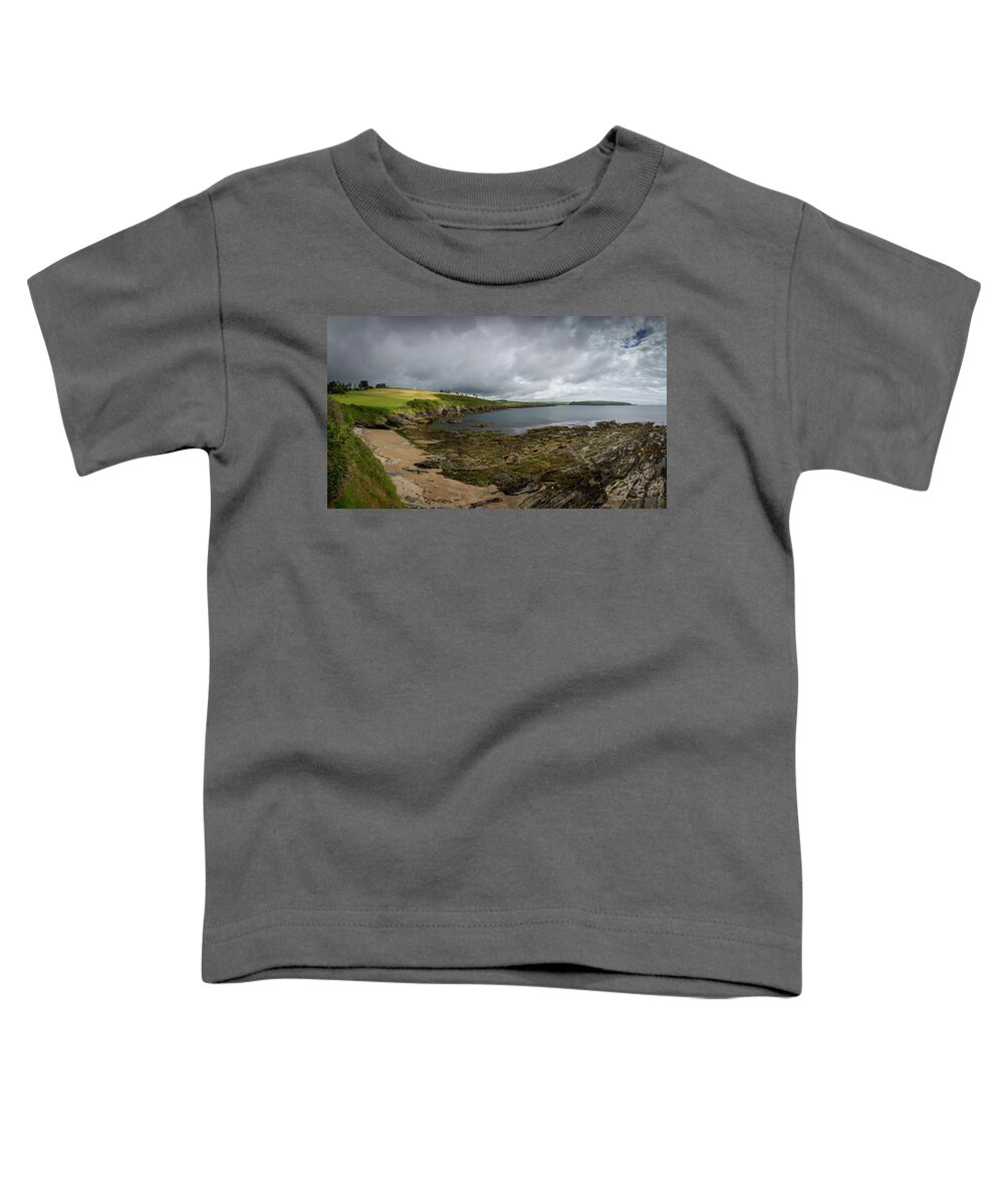 Sandycove Toddler T-Shirt featuring the photograph Sprayfield Vista by Mark Callanan