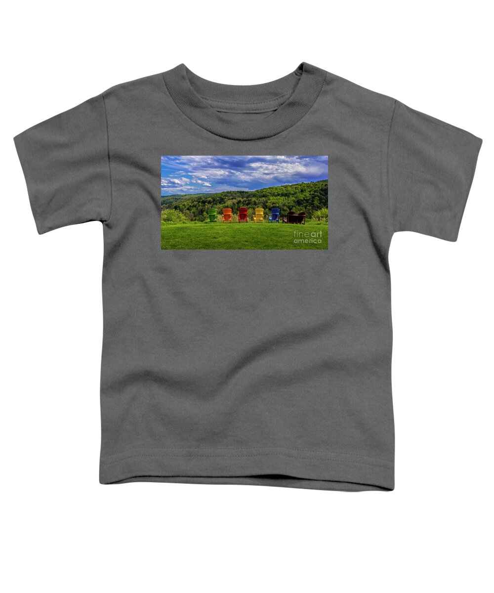 New England Toddler T-Shirt featuring the photograph Spring in Sharron Vermont by Scenic Vermont Photography