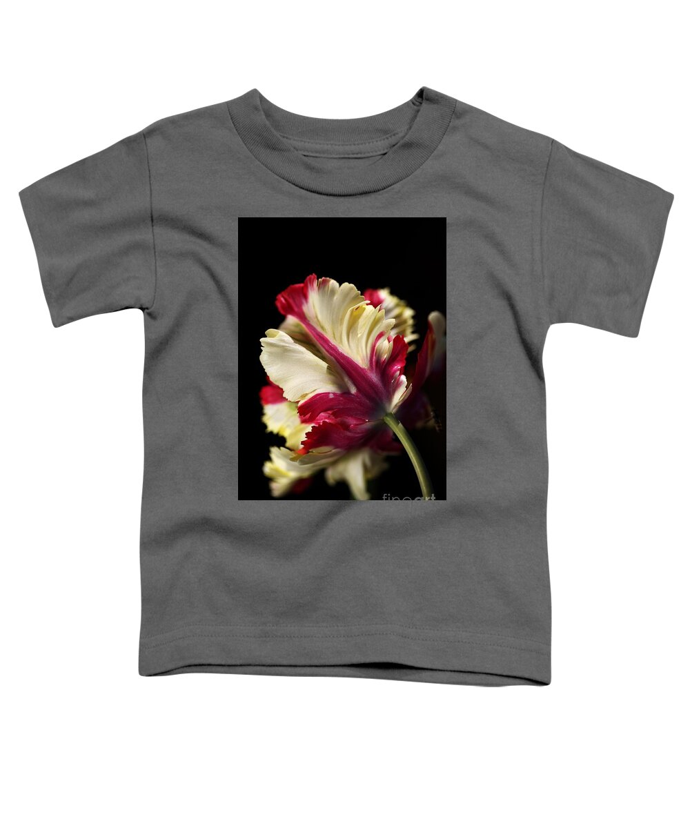 Parrot Tulip Toddler T-Shirt featuring the photograph Spring Parrot Tulip by Joy Watson